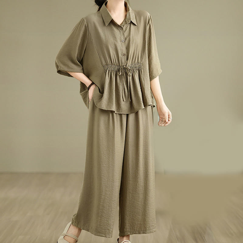 Conjunto de 2 piezas de ropa de meditación informal con cuello alto y pantalones holgados para mujer con Buddha Stones - image 17