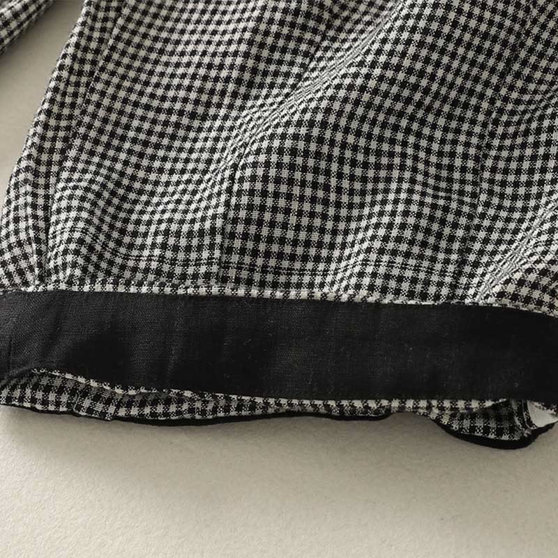 Pantalones harén de lino y algodón para mujer con estampado de Buddha Stones y bolsillos, con cordón ajustable - image 8