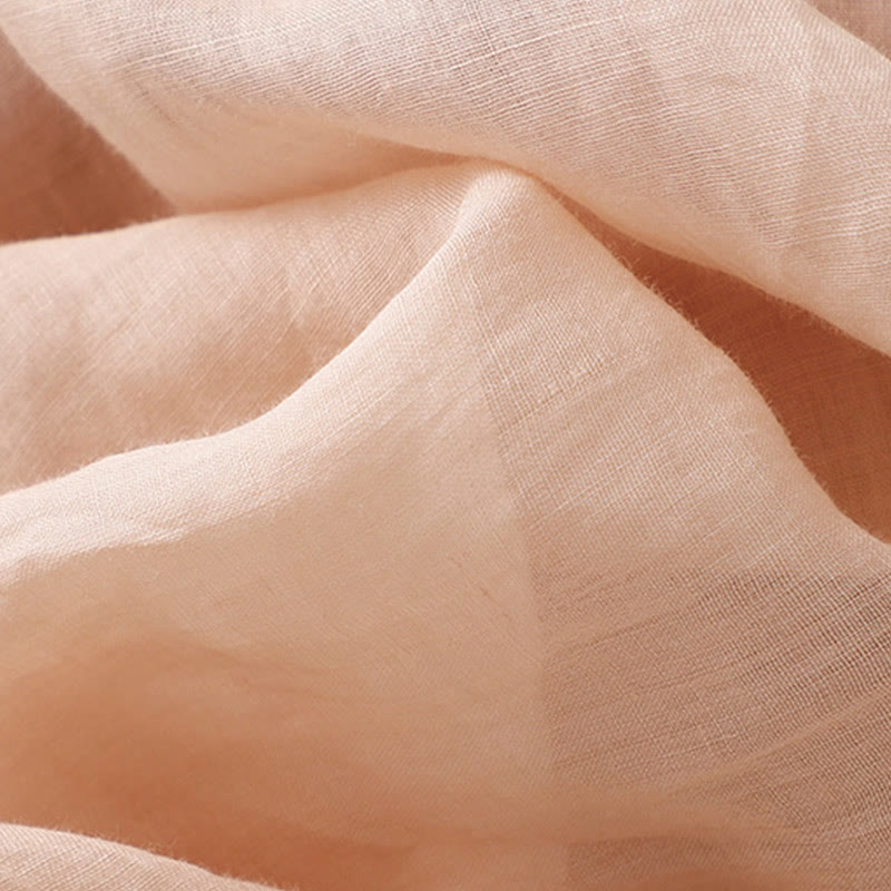 Pantalones harén de lino y algodón para mujer con estampado bordado de Buddha Stones y bolsillos - image 16