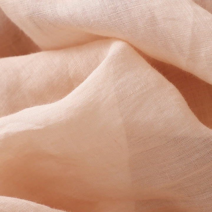 Pantalones harén de lino y algodón para mujer con estampado bordado de Buddha Stones y bolsillos - image 16