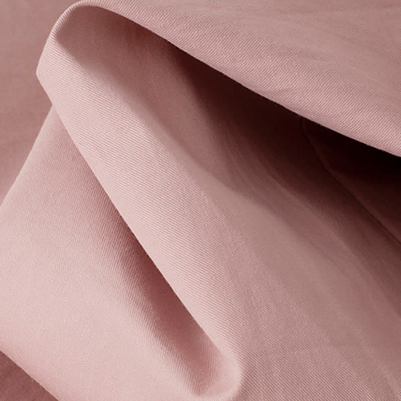 Pantalones casuales Buddha Stones de cintura alta, lisos, de poliéster, para mujer, de pierna ancha, largos 7-8, con bolsillos - image 8