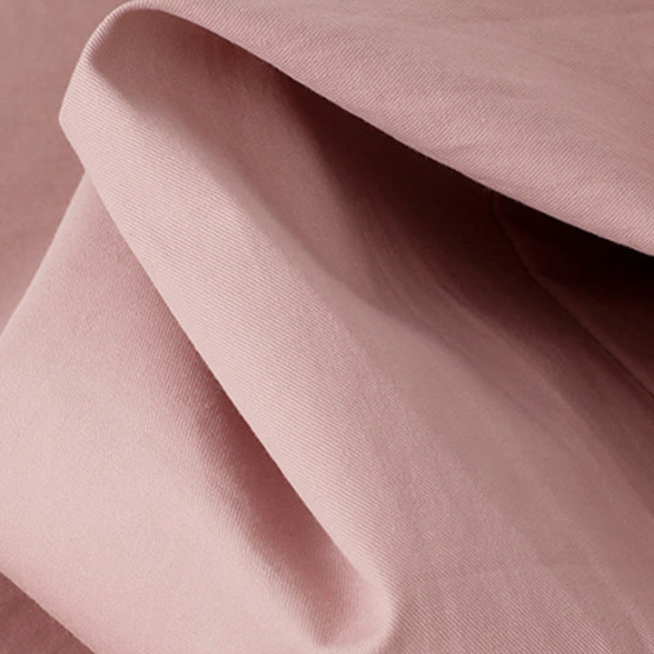 Pantalones casuales Buddha Stones de cintura alta, lisos, de poliéster, para mujer, de pierna ancha, largos 7-8, con bolsillos - image 8