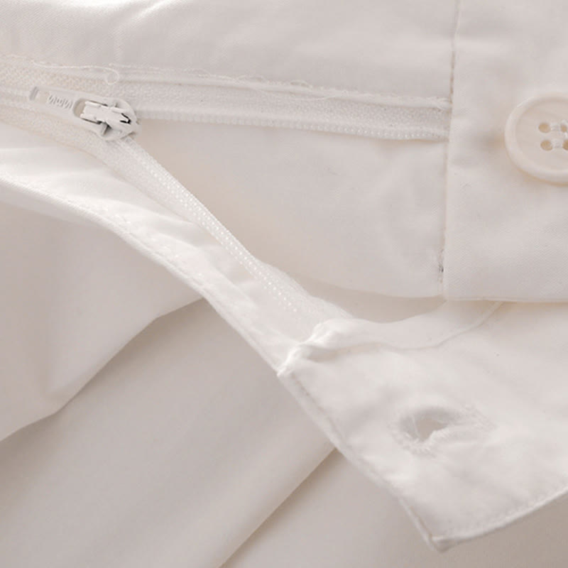 Pantalones casuales Buddha Stones de cintura alta, lisos, de poliéster, para mujer, de pierna ancha, largos 7-8, con bolsillos - image 14