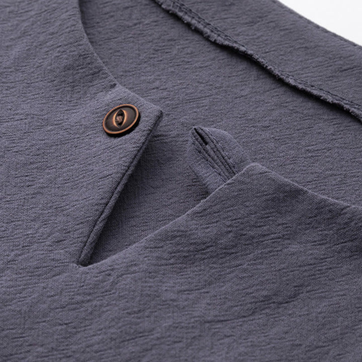 Conjunto de 2 piezas de camisa y pantalones de algodón con bolsillos y diseño de grullas con caracteres chinos de Buddha Stones y tela de meditación para hombre - image 21