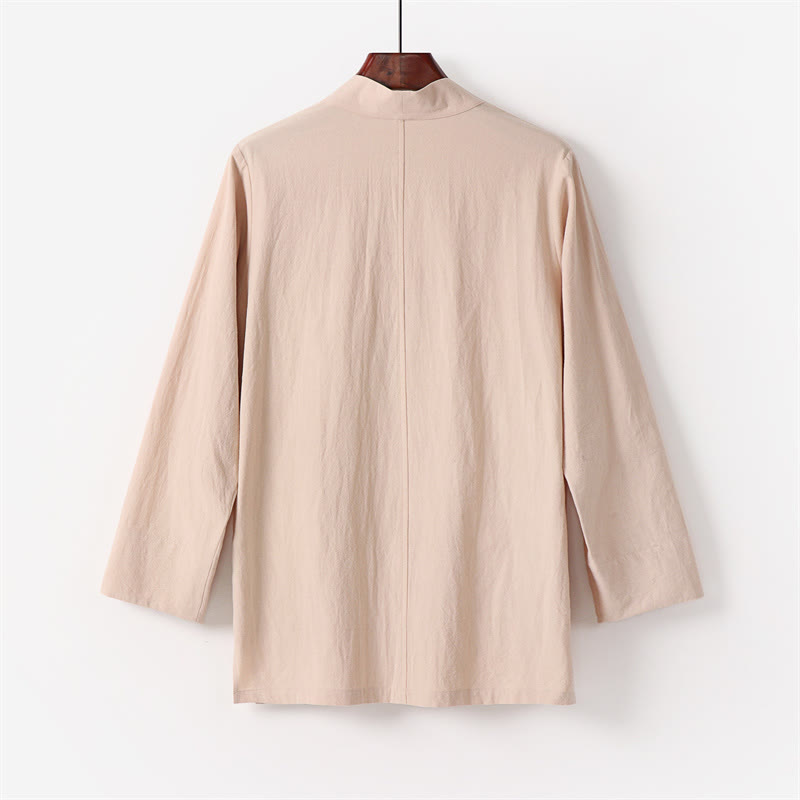 Conjunto de 2 piezas de kimono de algodón con pantalones hasta los tobillos para hombre con Buddha Stones. - image 11