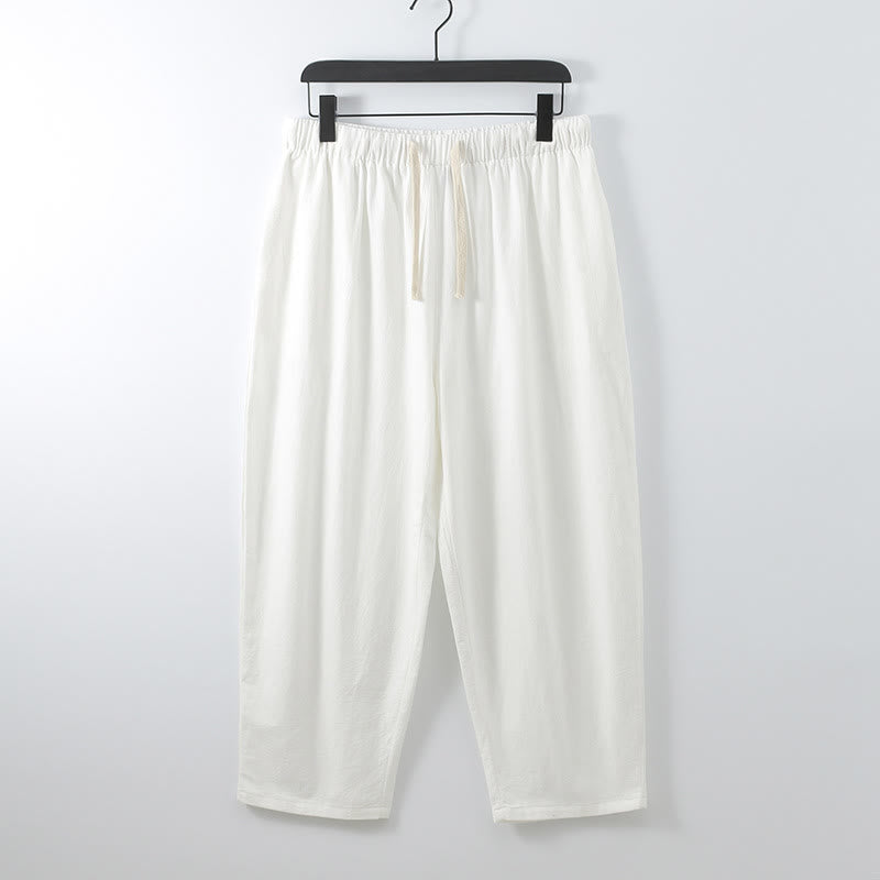 Conjunto de 2 piezas de kimono de algodón con pantalones hasta los tobillos para hombre con Buddha Stones. - image 5