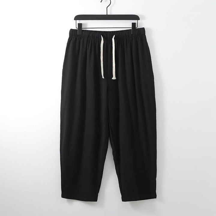 Conjunto de 2 piezas de kimono de algodón con pantalones hasta los tobillos para hombre con Buddha Stones. - image 8