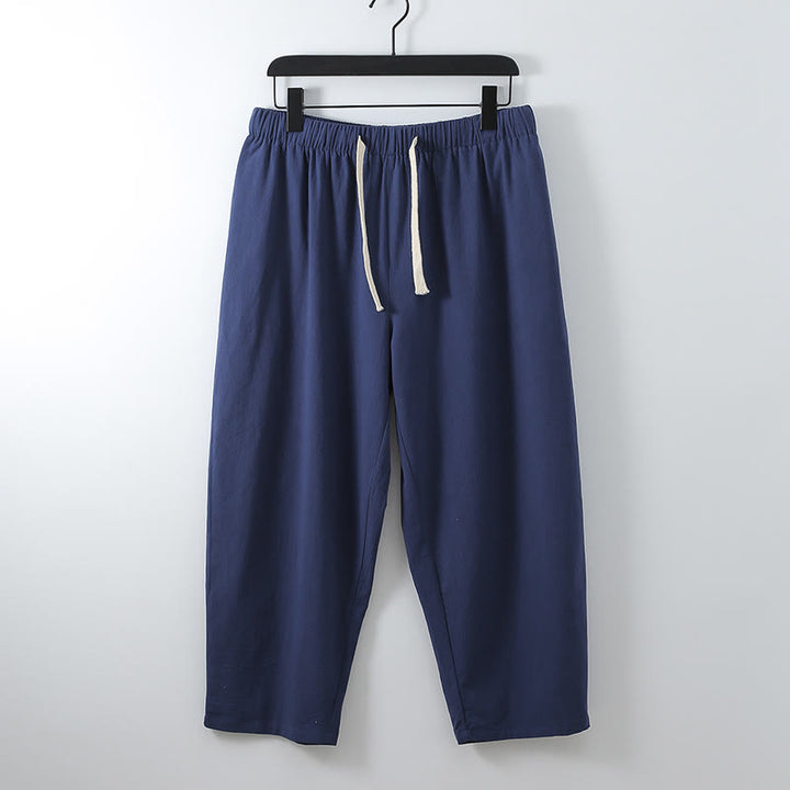 Conjunto de 2 piezas de kimono de algodón con pantalones hasta los tobillos para hombre con Buddha Stones. - image 16