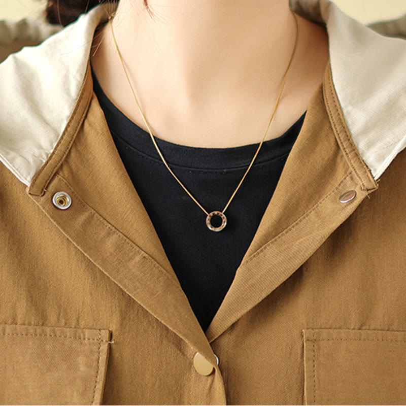 Chaqueta de lino y algodón con bolsillos para mujer con capucha y cordón ajustable Buddha Stones Casual Commute - image 12