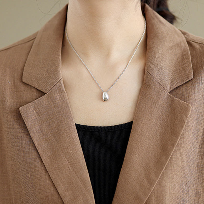 Abrigo de lino y algodón con solapa y diseño informal de botones de otoño con Buddha Stones y bolsillos para mujer - image 11