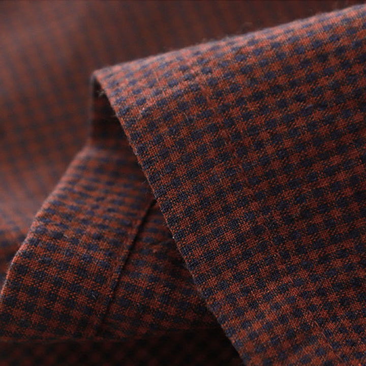 Vestido midi informal de algodón con botones de rana y bolsillos de Buddha Stones - image 4