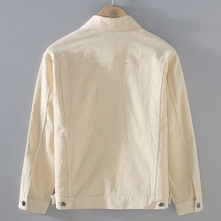 Chaqueta de algodón para hombre, con diseño de botones, manga larga y bolsillos, con estampado de Buddha Stones - image 1