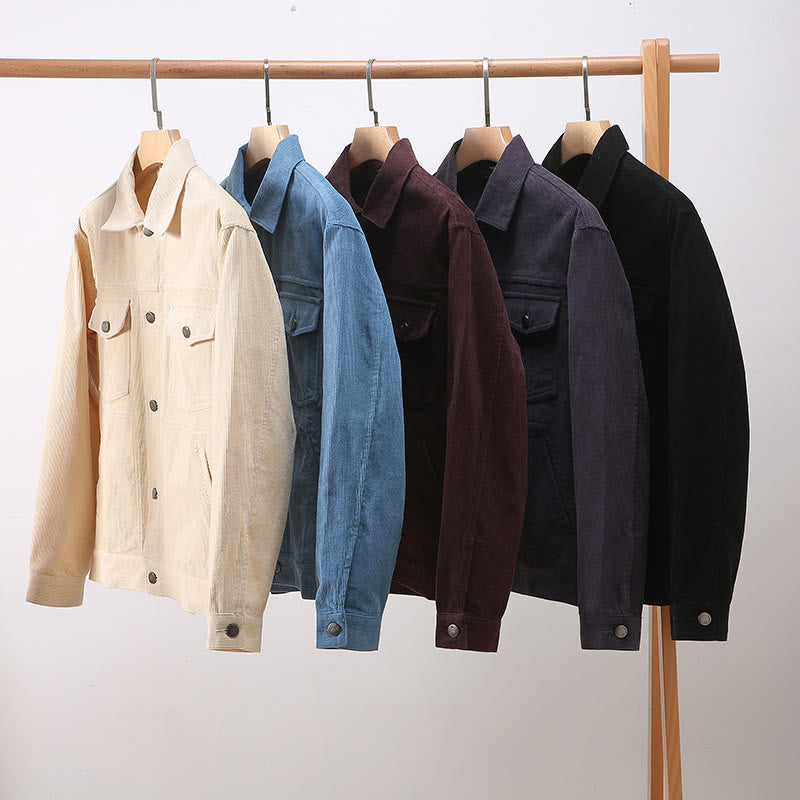 Chaqueta de algodón para hombre, con diseño de botones, manga larga y bolsillos, con estampado de Buddha Stones - image 10