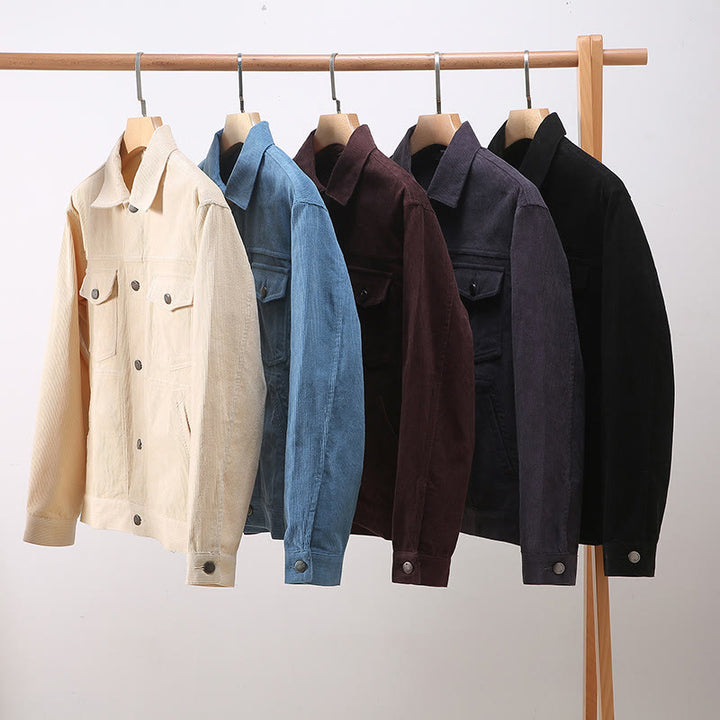 Chaqueta de algodón para hombre, con diseño de botones, manga larga y bolsillos, con estampado de Buddha Stones - image 10