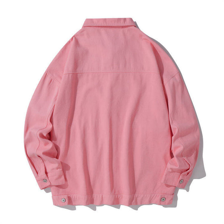 Chaqueta de algodón para hombre, con cuello alto, botones y manga larga, con estampado de Buddha Stones y bolsillos. - image 10