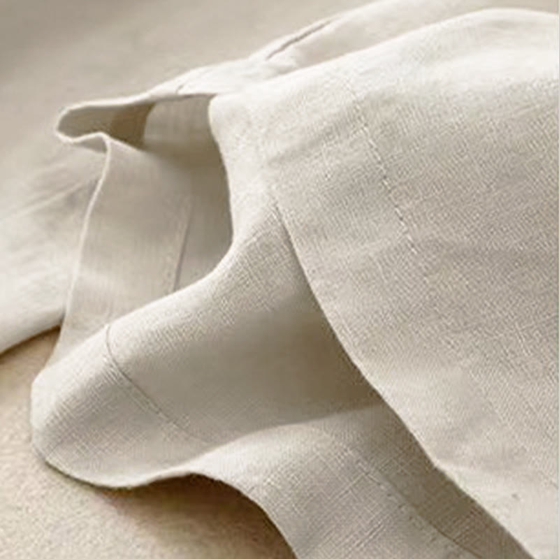 Pantalón capri de pierna ancha para mujer, de color liso, con un botón y bolsillos, estampado de Buddha Stones. - image 18