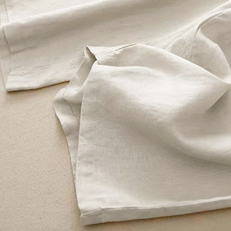 Pantalón capri de pierna ancha para mujer, de color liso, con un botón y bolsillos, estampado de Buddha Stones. - image 13