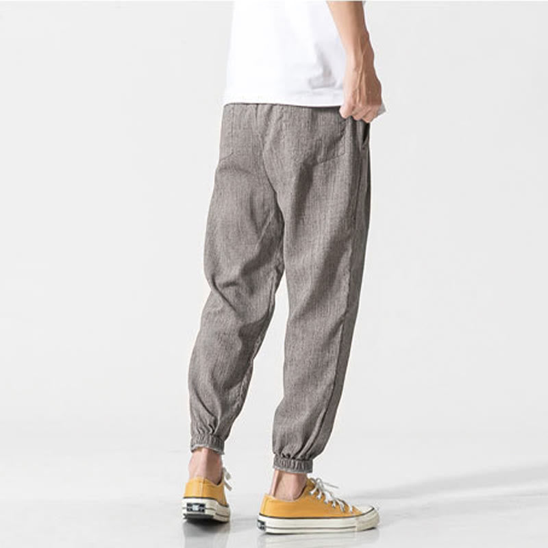 Pantalones de hombre con diseño de Buddha Stones y cordón ajustable con bolsillos - image 4