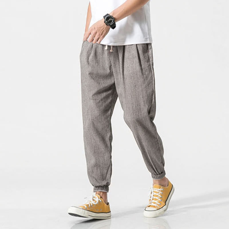 Pantalones de hombre con diseño de Buddha Stones y cordón ajustable con bolsillos - image 6