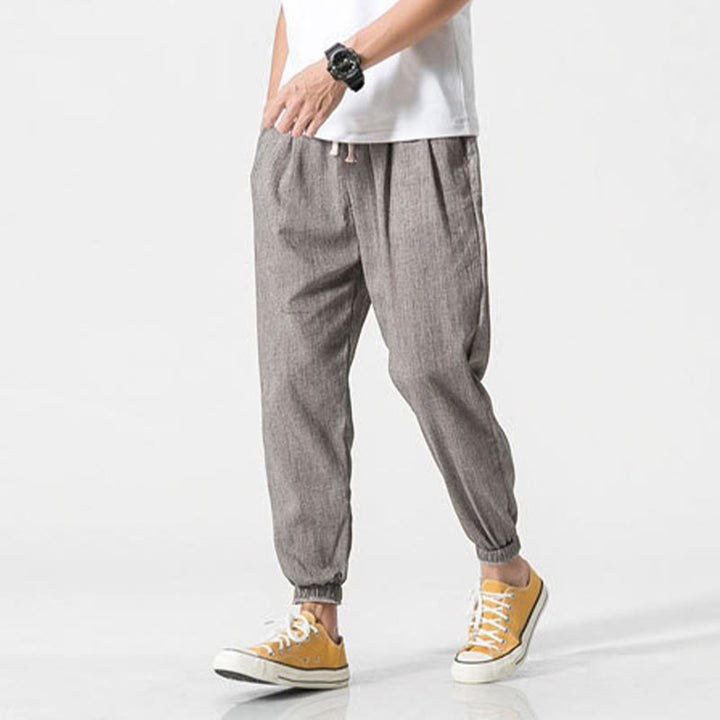 Pantalones de hombre con diseño de Buddha Stones y cordón ajustable con bolsillos - image 6