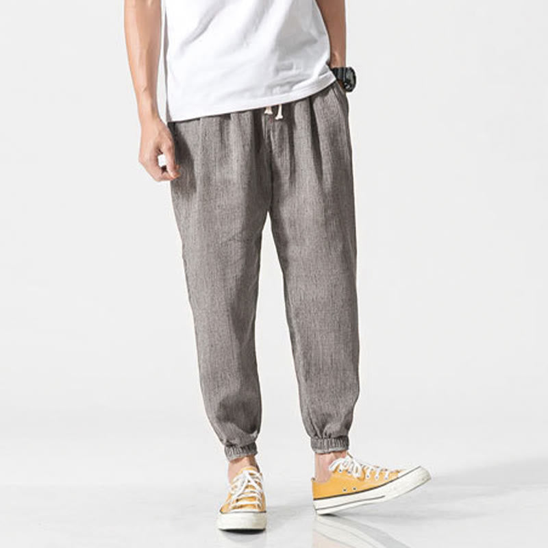 Pantalones de hombre con diseño de Buddha Stones y cordón ajustable con bolsillos - image 7