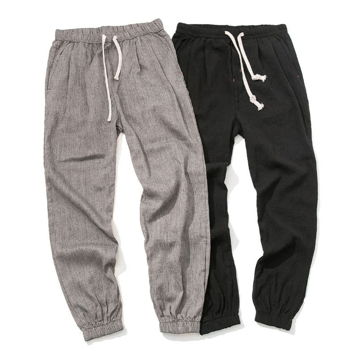 Pantalones de hombre con diseño de Buddha Stones y cordón ajustable con bolsillos - image 18