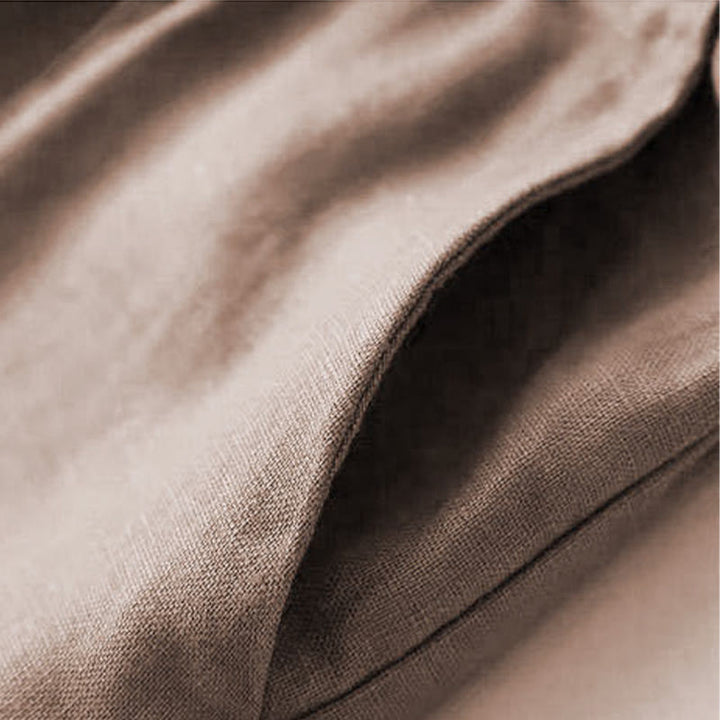 Pantalones casuales de cintura alta con cordones y pernera ancha con bolsillos de Buddha Stones - image 29