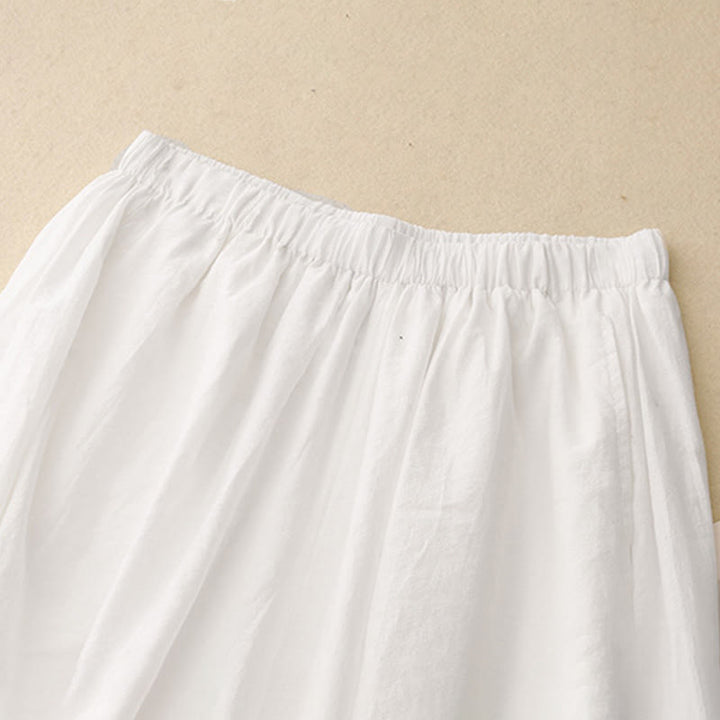 Pantalones harén informales con diseño sencillo y bolsillos para mujer con Buddha Stones - image 6