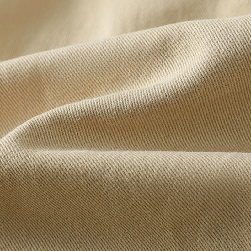 Chaqueta de algodón con cuello alto y diseño de botones lisos de Buddha Stones para mujer - image 20