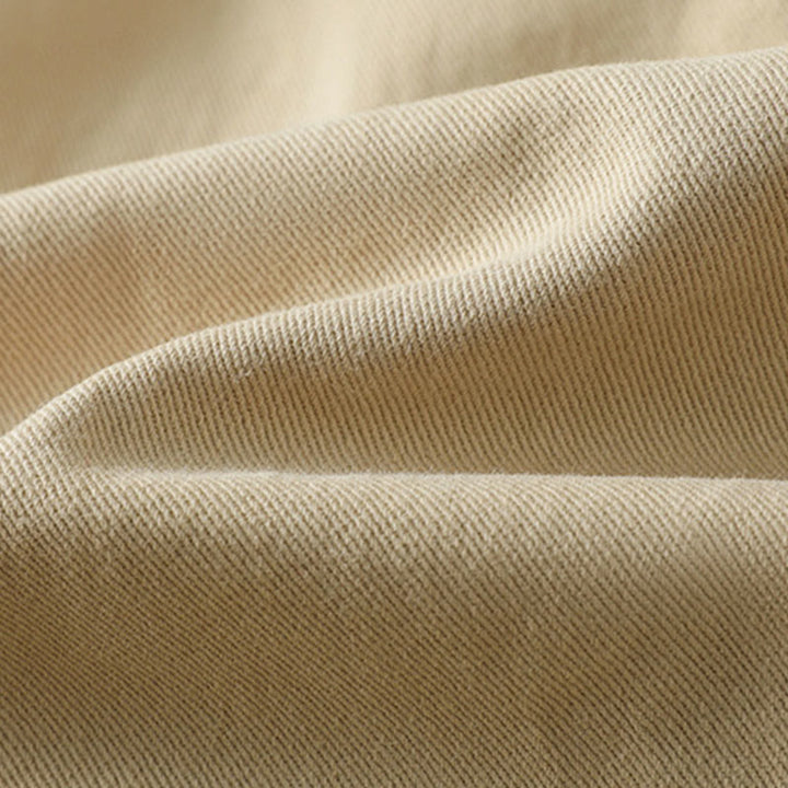 Chaqueta de algodón con cuello alto y diseño de botones lisos de Buddha Stones para mujer - image 20