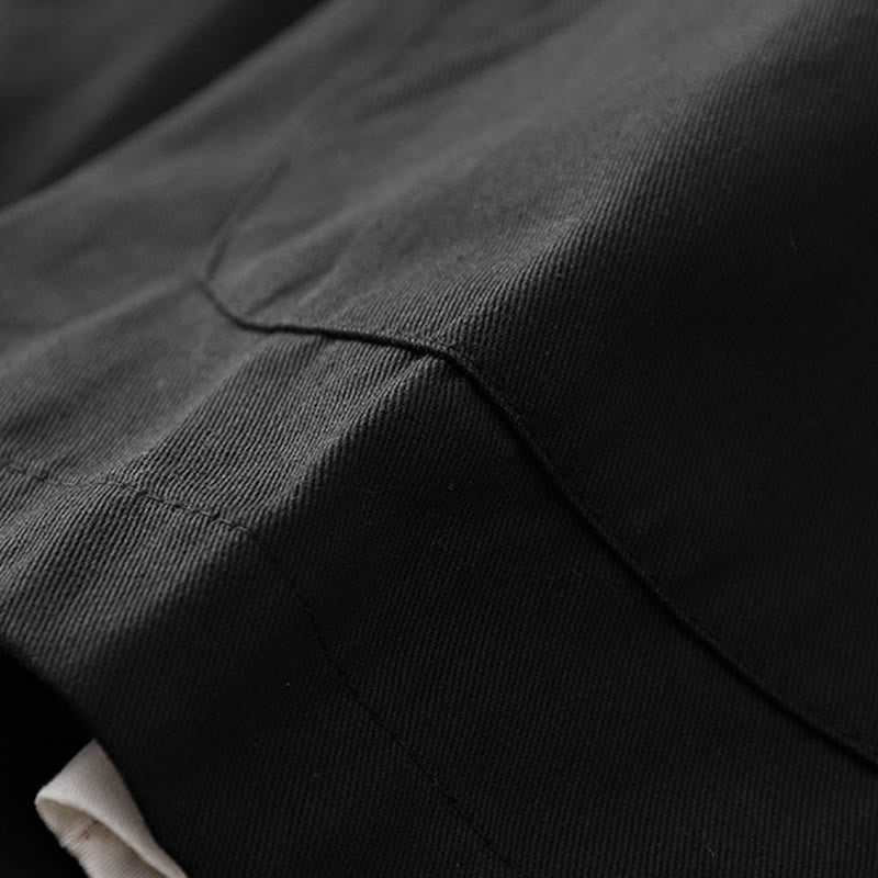 Chaqueta de algodón de manga larga para mujer con bolsillos y estampado de Buddha Stones - image 14