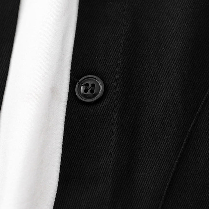 Chaqueta de algodón de manga larga para mujer con bolsillos y estampado de Buddha Stones - image 10