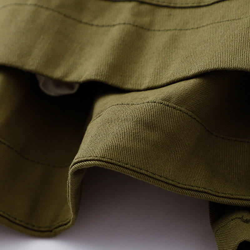 Chaqueta de algodón de manga larga para mujer con bolsillos y estampado de Buddha Stones - image 21