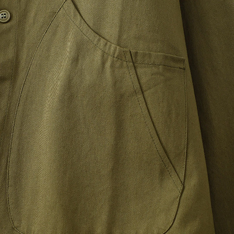 Chaqueta de algodón de manga larga para mujer con bolsillos y estampado de Buddha Stones - image 20