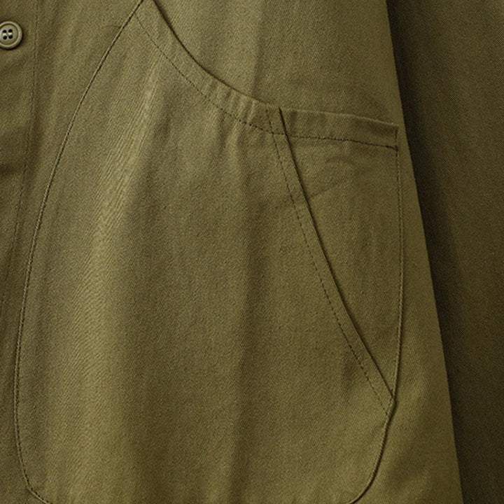 Chaqueta de algodón de manga larga para mujer con bolsillos y estampado de Buddha Stones - image 20