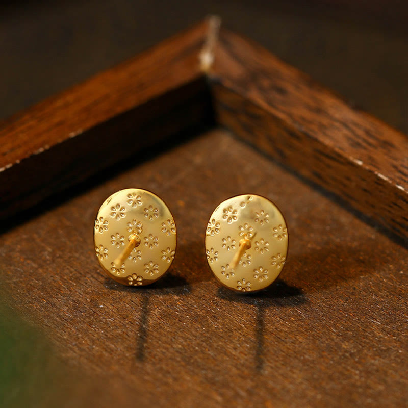 Pendientes de plata de ley 925 con Buddha Stones y calcedonia verde dorada.  - image 3