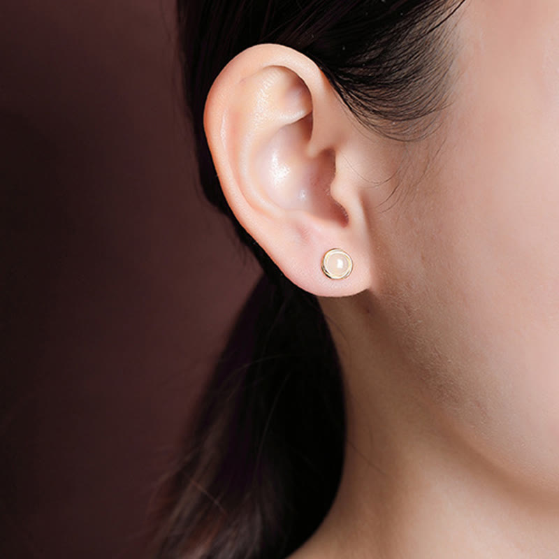 Pendientes de plata de ley 925 con Buddha Stones , jade hetiano, ágata y ámbar de la suerte  - image 9