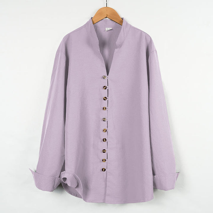 Camisa de manga larga para hombre con botones de color liso y Buddha Stones - Cardo - US/UK/AU46, UE56 (3XL) - image 25