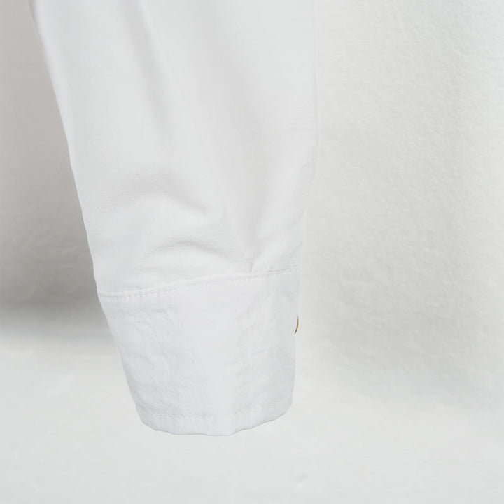 Camisa de manga larga para hombre con botones de color liso y Buddha Stones - image 9