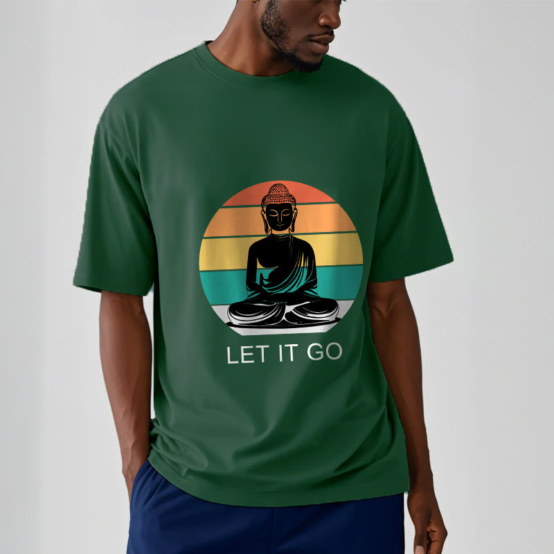 Camiseta de algodón con estampado de Buddha Stones de Buda - image 2
