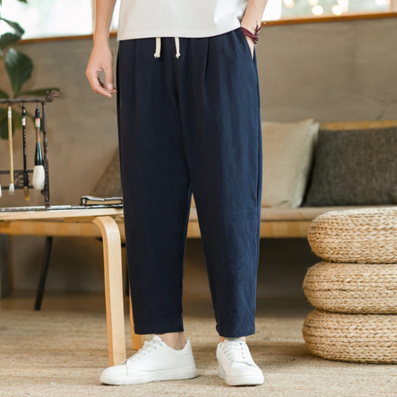 Pantalones de algodón de verano para hombre con bolsillos Buddha Stones - image 14
