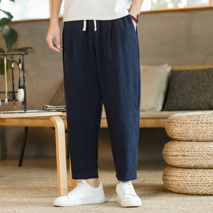 Pantalones de algodón de verano para hombre con bolsillos Buddha Stones - image 14