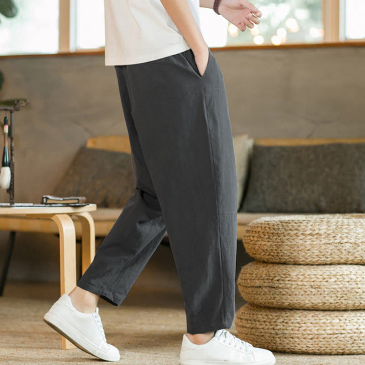 Pantalones de algodón de verano para hombre con bolsillos Buddha Stones - image 19