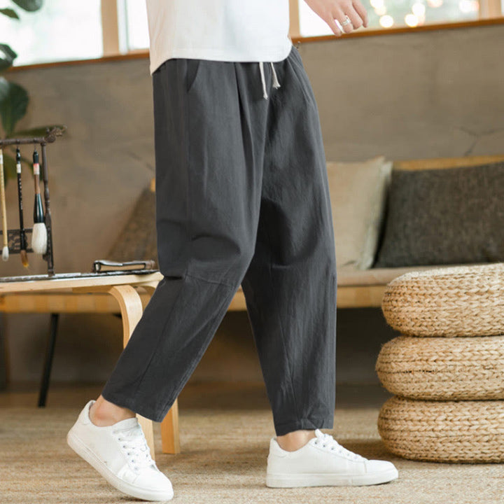 Pantalones de algodón de verano para hombre con bolsillos Buddha Stones - image 20