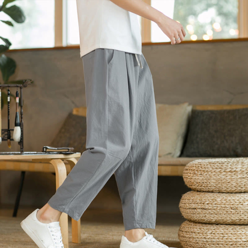 Pantalones de algodón de verano para hombre con bolsillos Buddha Stones - image 23