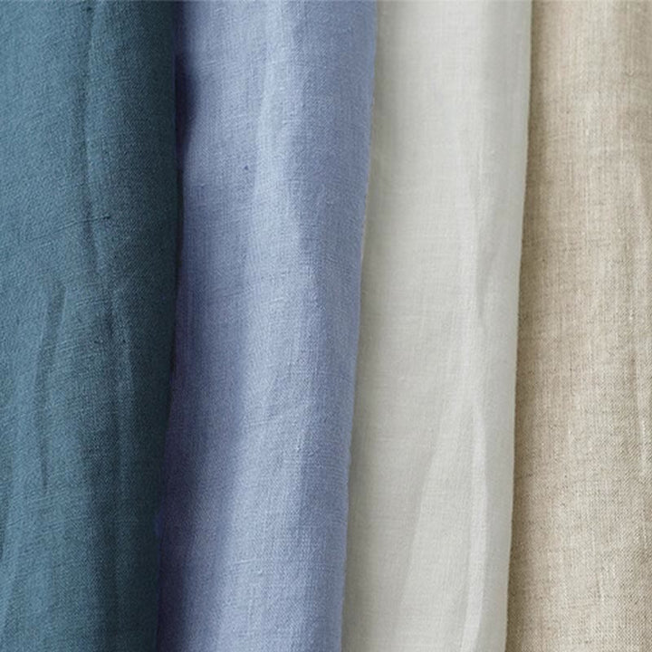 Camisa de manga tres cuartos con botones de color liso con Buddha Stones - image 34