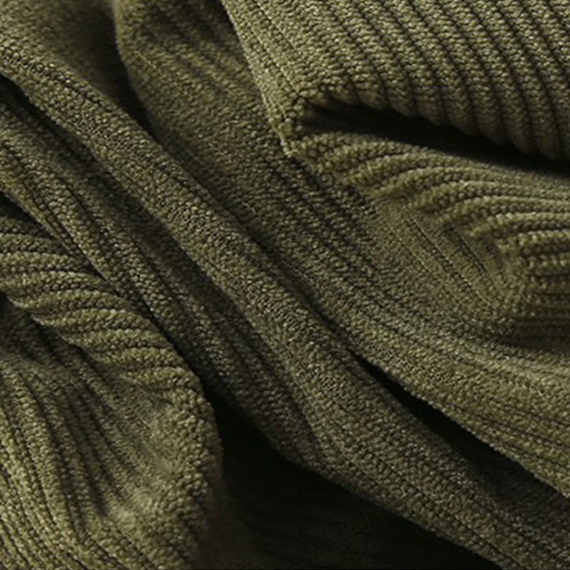 Pantalones harén de pana y poliéster para mujer, estilo vintage, con bolsillos, de Buddha Stones Commute - image 7