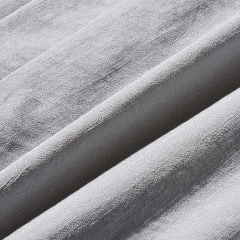 Pantalones anchos para hombre con bolsillos y diseño de grullas y botones de rana con estampado de Buddha Stones - image 26