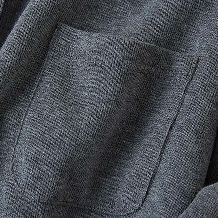 Chaqueta con capucha y bolsillos para mujer con estampado de Buddha Stones y botones lisos. - image 4