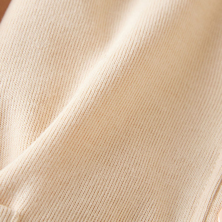 Chaqueta de algodón con capucha y bolsillos para mujer con botones lisos de Buddha Stones - image 13